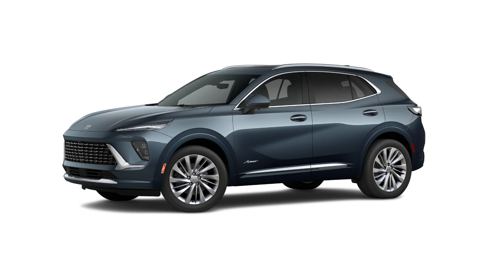 Buick Envision Avenir 2026 azul, vista frontal tres cuartos