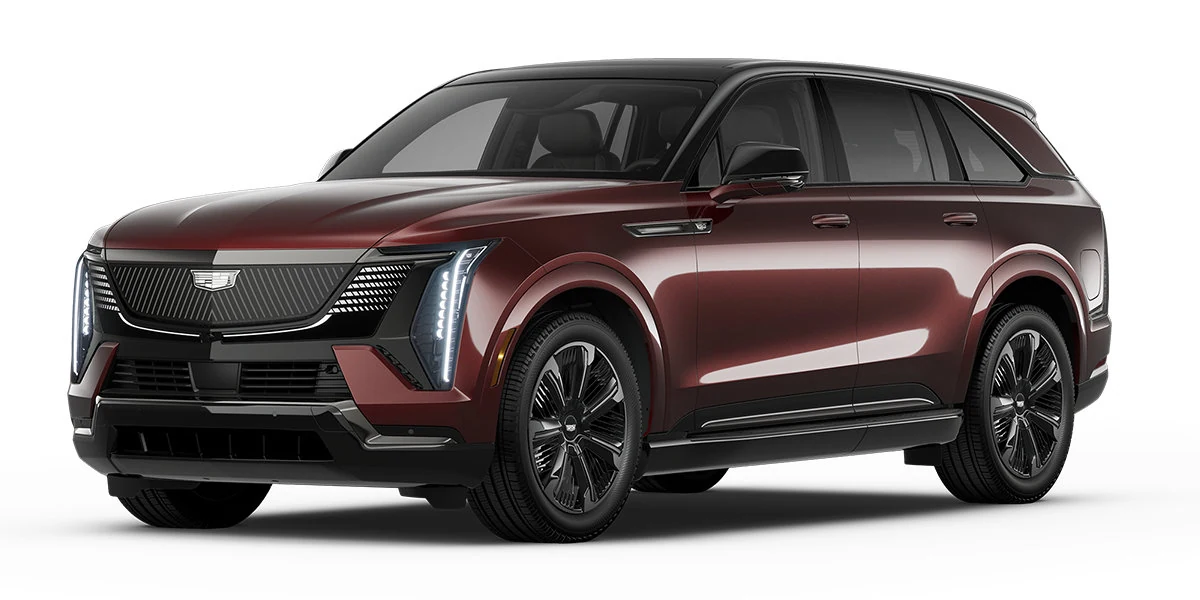 Cadillac Escalade IQ Sport 2 Black Roof 2026 color vino bitono