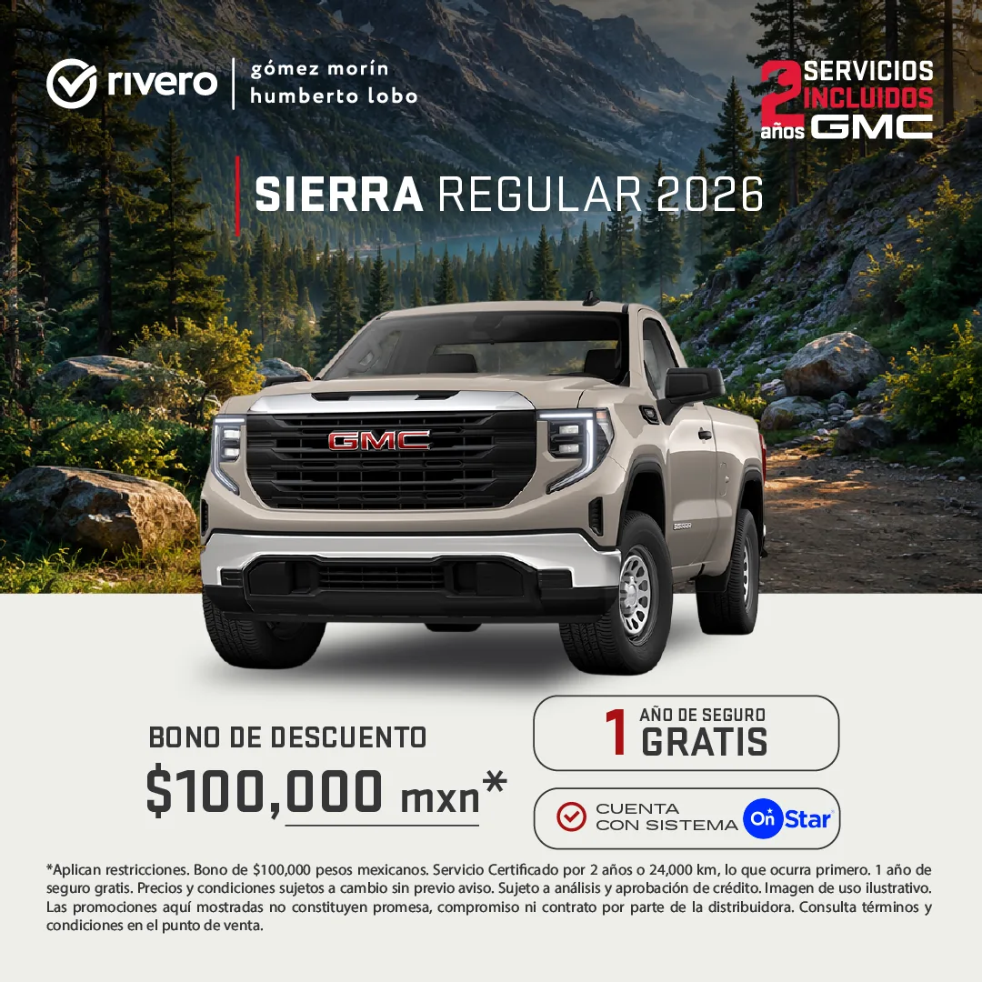 Oferta comercial GMC - Sierra Regular