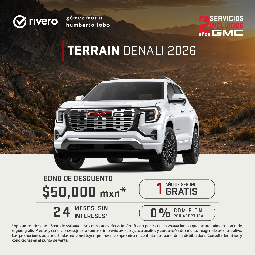 Oferta comercial GMC - Terrain Denali